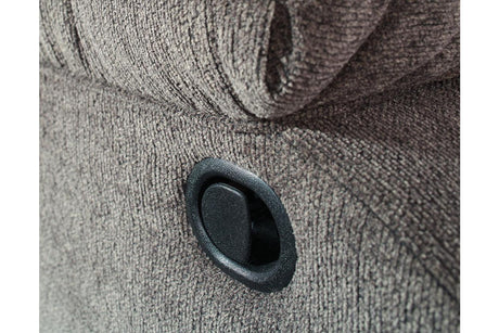 Tulen Gray Recliner by Ashley at Eve Furniture