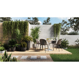 Tuli Light Grey Café Table by Moe's Home at Eve Furniture