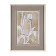 Tulip Bloom II by Mercana Studio Hand-Embellished Framed Artwork Matted under Glass by Mercana at Eve Furniture