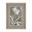 Tulip Bloom III by Mercana Studio Hand-Embellished Framed Artwork Matted under Glass by Mercana at Eve Furniture