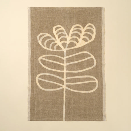 Tulip Selvage Linen Tea Towel, Set of 2 by Mercana at Eve Furniture
