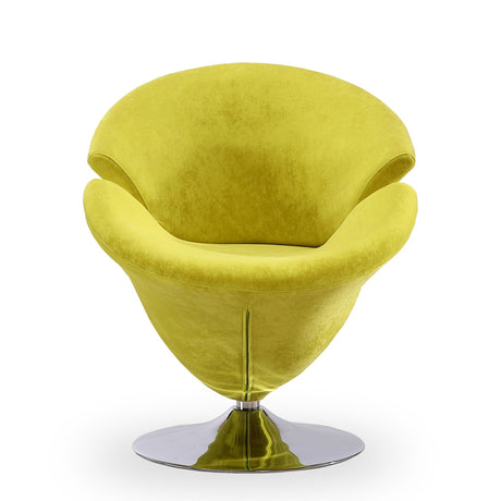 Tulip Swivel Accent Chair (set of 4) in Multi Color by Manhattan Comfort at Eve Furniture