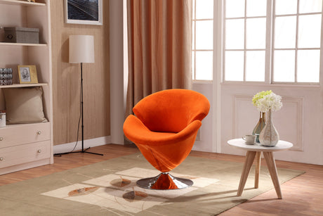 Tulip Swivel Accent Chair (set of 4) in Multi Color by Manhattan Comfort at Eve Furniture
