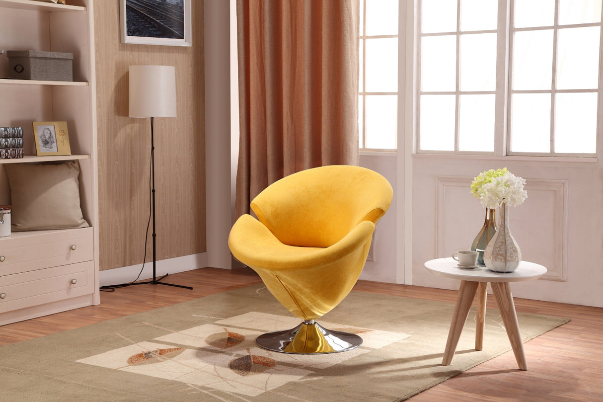 Tulip Swivel Accent Chair (set of 4) in Multi Color by Manhattan Comfort at Eve Furniture