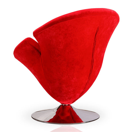 Tulip Swivel Accent Chair (set of 4) in Multi Color by Manhattan Comfort at Eve Furniture