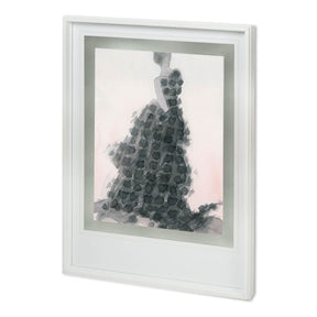 Tulle and Drapery I by Mercana Studio Hand Embellished Textured Framed Art Print Matted under Glass by Mercana at Eve Furniture