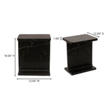 Tullia Black Accent Table by Moe's Home at Eve Furniture