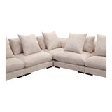 Tumble Cappuccino Classic L Shaped Modular Sectional by MOES at Eve Furniture