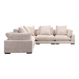 Tumble Cappuccino Classic L Shaped Modular Sectional