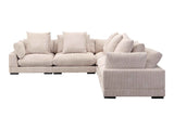 Tumble Cappuccino Classic L Shaped Modular Sectional