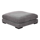 Tumble Grey Ottoman by Moe's Home at Eve Furniture