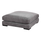 Tumble Grey Ottoman by Moe's Home at Eve Furniture