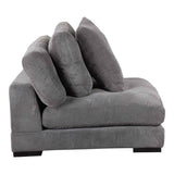 Tumble Grey Slipper Chair
