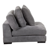 Tumble Slipper Chair - Charcoal by Moe's Home at Eve Furniture