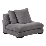 Tumble Slipper Chair - Charcoal by Moe's Home at Eve Furniture