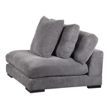 Tumble Slipper Chair - Charcoal by Moe's Home at Eve Furniture