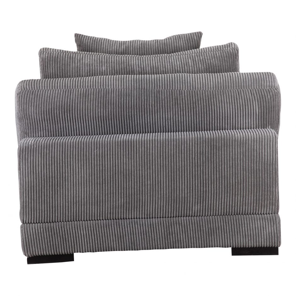 Tumble Slipper Chair - Charcoal by Moe's Home at Eve Furniture
