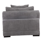 Tumble Slipper Chair - Charcoal by Moe's Home at Eve Furniture