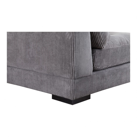 Tumble Slipper Chair - Charcoal by Moe's Home at Eve Furniture