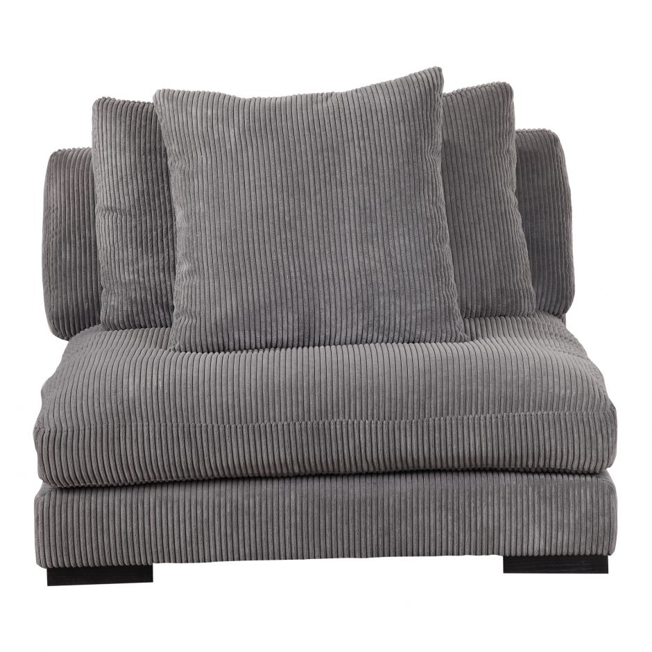 Tumble Slipper Chair - Charcoal by Moe's Home at Eve Furniture