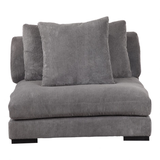 Tumble Slipper Chair - Charcoal by Moe's Home at Eve Furniture