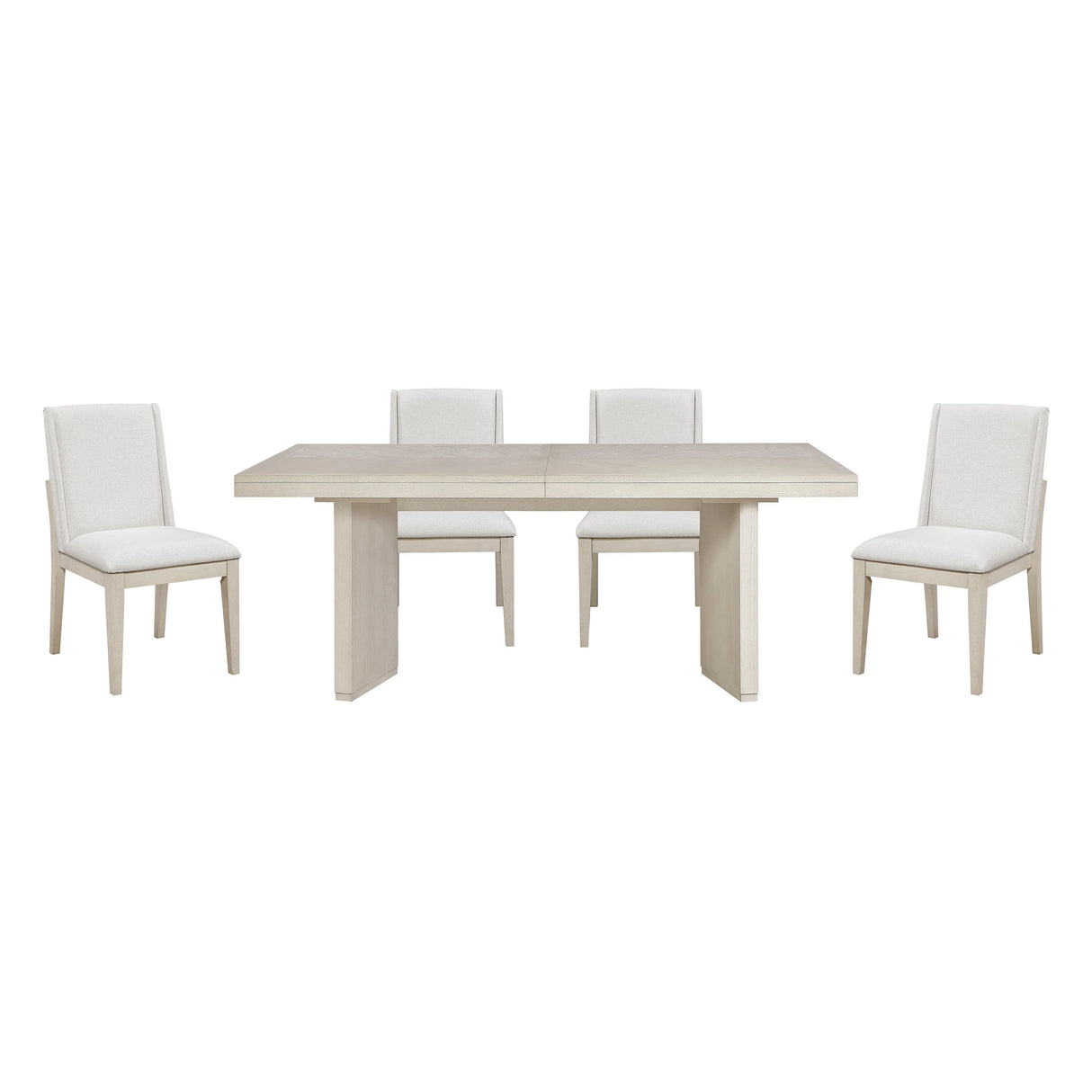 Tundra Antique White 5-Piece Dining Room Set by Homelegance at Eve Furniture