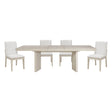 Tundra Antique White 5-Piece Dining Room Set by Homelegance at Eve Furniture