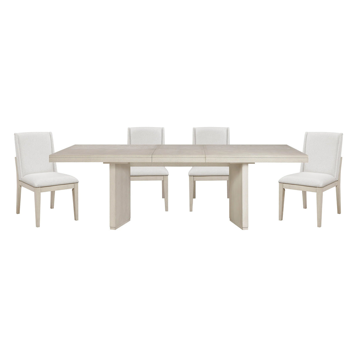 Tundra Antique White 5-Piece Dining Room Set by Homelegance at Eve Furniture