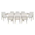 Tundra Antique White 9-Piece Dining Room Set by Homelegance at Eve Furniture