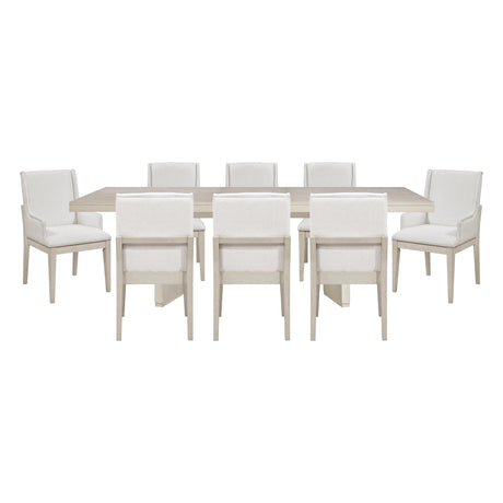 Tundra Antique White 9-Piece Dining Room Set by Homelegance at Eve Furniture
