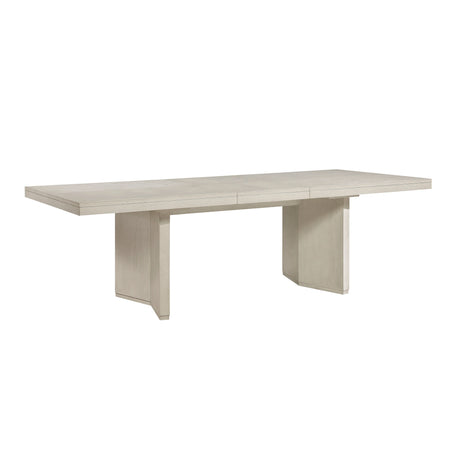 Tundra Antique White Extendable Dining Table by Homelegance at Eve Furniture