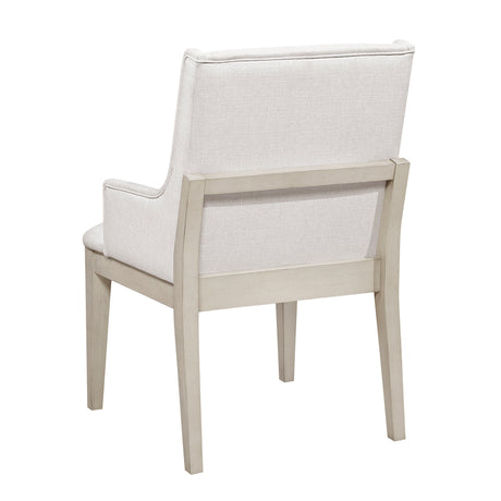 Tundra Ivory Arm Chair, Set of 2 by Homelegance at Eve Furniture