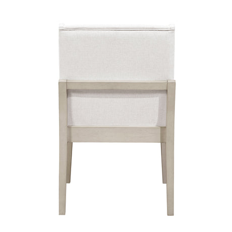 Tundra Ivory Arm Chair, Set of 2 by Homelegance at Eve Furniture