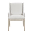 Tundra Ivory Arm Chair, Set of 2 by Homelegance at Eve Furniture