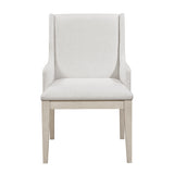 Tundra Ivory Arm Chair, Set of 2 by Homelegance at Eve Furniture