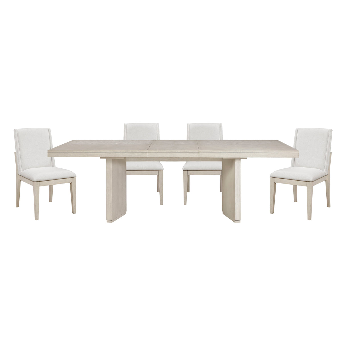 Tundra Ivory Extendable 5-Piece Dining Set by Homelegance at Eve Furniture