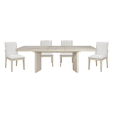 Tundra Ivory Extendable 5-Piece Dining Set by Homelegance at Eve Furniture