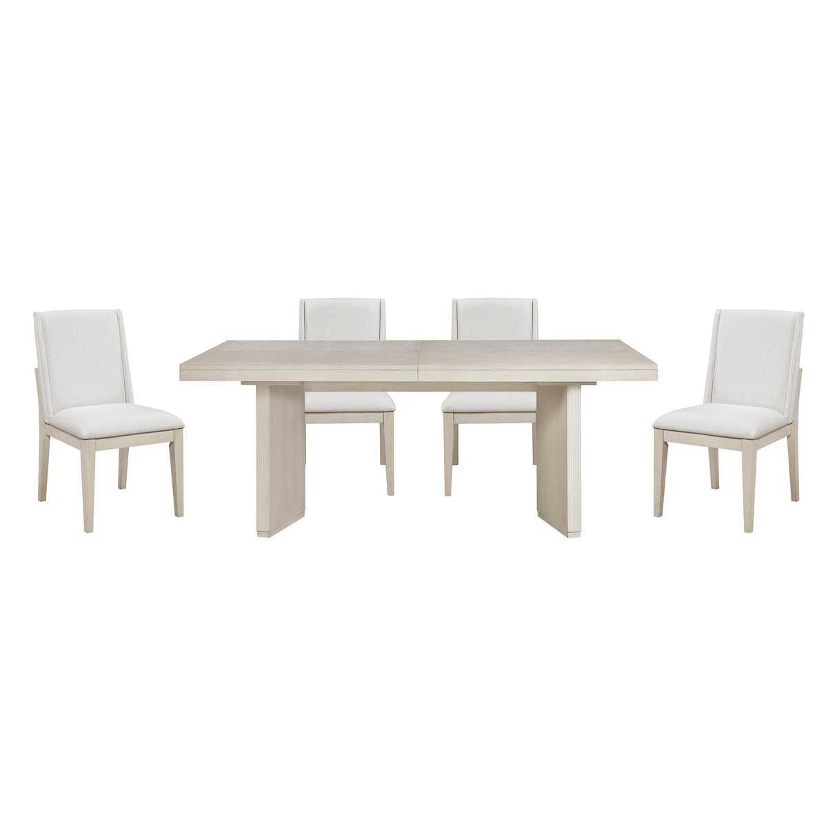 Tundra Ivory Extendable 5-Piece Dining Set by Homelegance at Eve Furniture