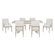 Tundra Ivory Extendable 7-Piece Dining Set by Homelegance at Eve Furniture