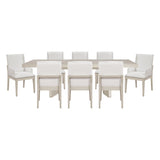 Tundra Ivory Extendable Dining Room Set by Homelegance at Eve Furniture
