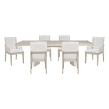 Tundra Ivory Extendable Dining Room Set by Homelegance at Eve Furniture