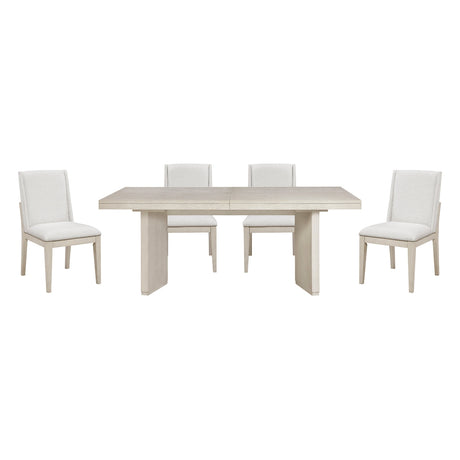Tundra Ivory Extendable Dining Room Set by Homelegance at Eve Furniture