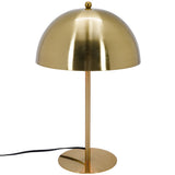 Tundra Table Lamp - Gold outer - White inner by Ashcroft Furniture at Eve Furniture