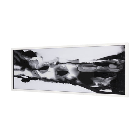 Turbulent River by Mercana Studio a Hand Embellished Textured Framed Art Print Matted under Glass by Mercana at Eve Furniture