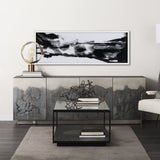 Turbulent River by Mercana Studio a Hand Embellished Textured Framed Art Print Matted under Glass by Mercana at Eve Furniture