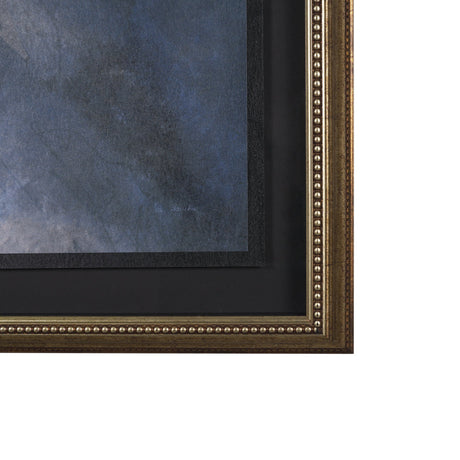 Turbulent Skies Abstract by Mercana Studio a Hand Embellished Framed Print under Glass by Mercana at Eve Furniture