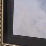 Turbulent Skies Abstract by Mercana Studio a Hand Embellished Framed Print under Glass by Mercana at Eve Furniture