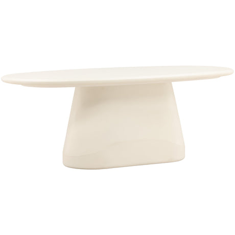Turell Outdoor Dining Table, Ivory by Dovetail at Eve Furniture