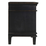 Turin 30" Nightstand in Distressed Black by Home Trends & Design at Eve Furniture