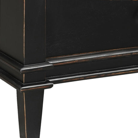 Turin 30" Nightstand in Distressed Black by Home Trends & Design at Eve Furniture